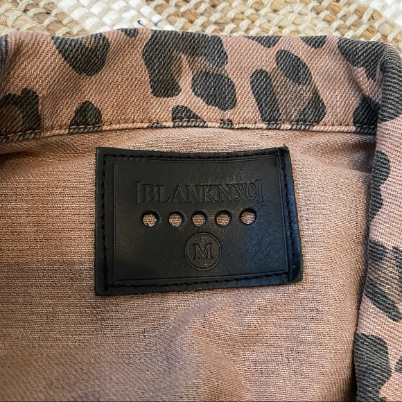 CHEETAH DENIM JACKET BACHELORETTE WIFE OF THE PARTY - Picture 9 of 9